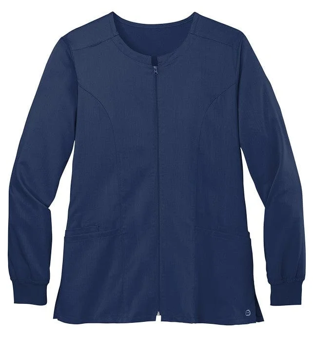 Soft Comfort Fits Effortless Outfits Wink - Women’s Premiere Flex™ Full-Zip Scrub Jacket